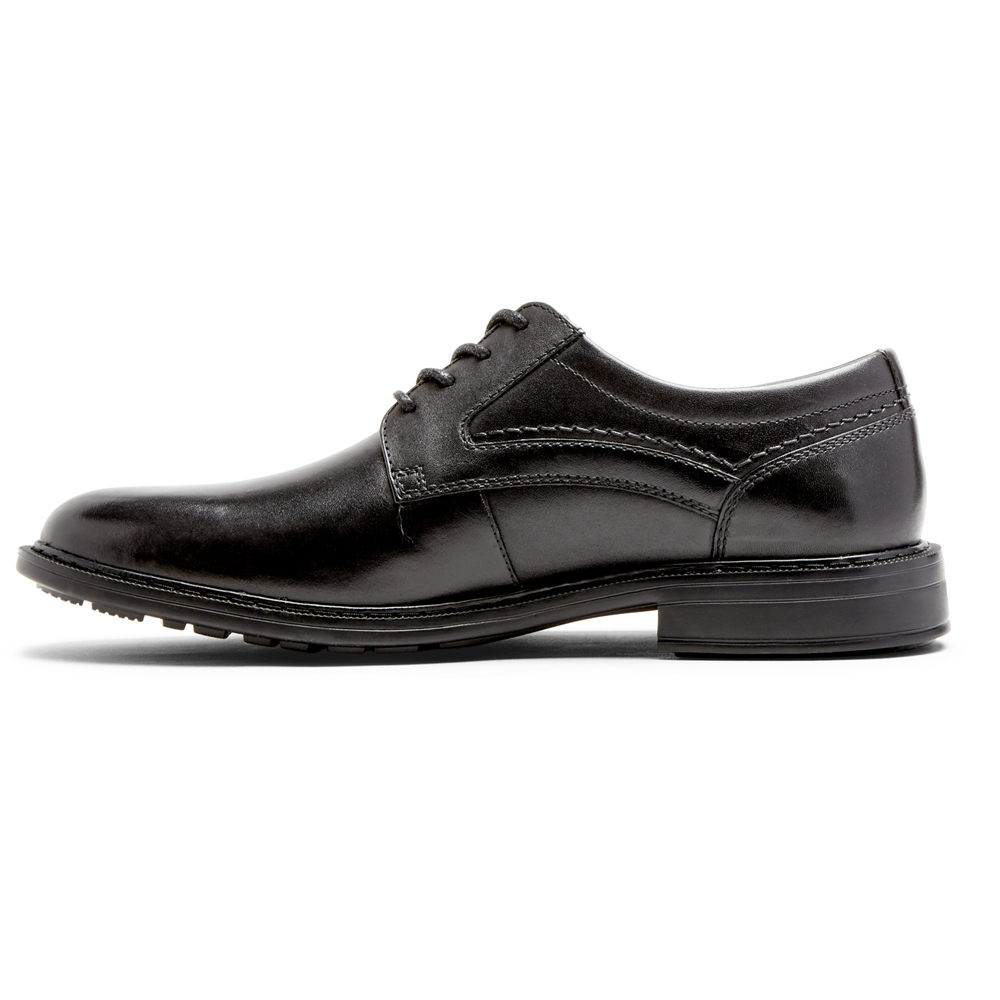 Rockport Mens Oxfords Black - Parsons Plain Toe - UK 721-CASRYF